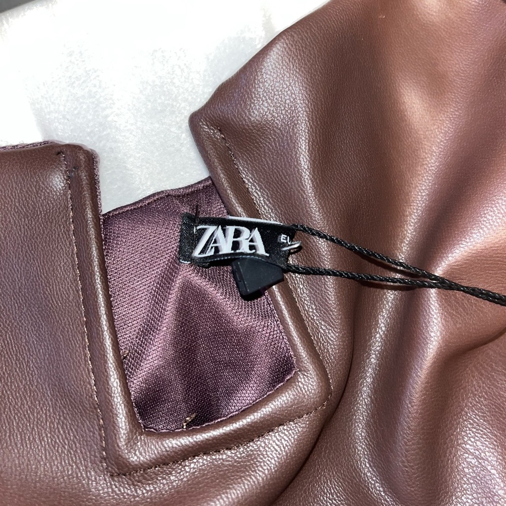 ZARA LEATHER BODYSUIT